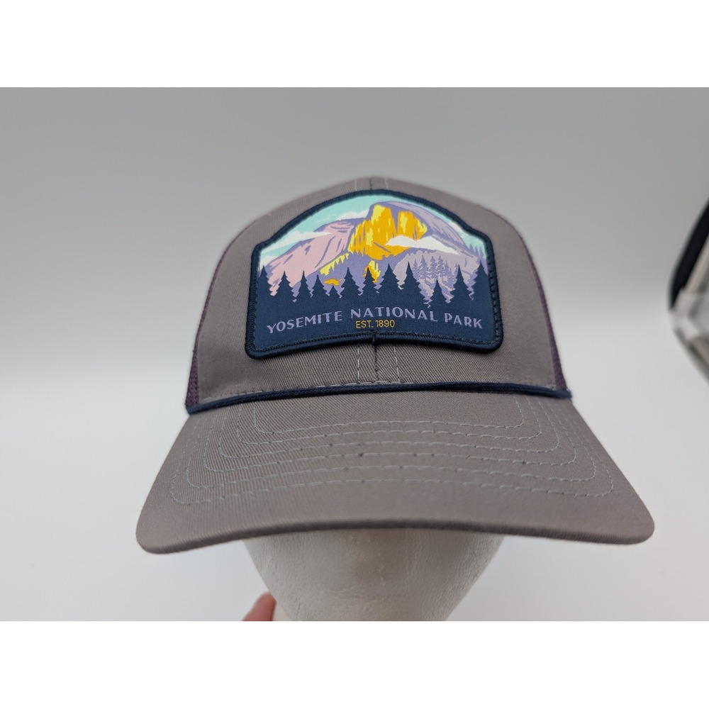Sendero Provisions Co Yosemite National Park Trucker Hat Gray Purple Snapback